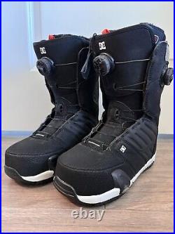 DC Judge Step On Double Boa Snowboard Boots Men's Size US 9 Black 2023 MINT