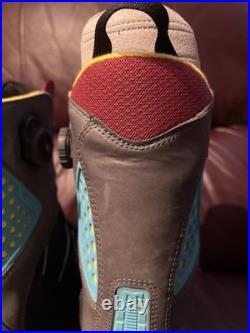 DC Men's Status 2012 Demo Snowboard Boots Maroon Black Aerotech- US Size 10 RARE