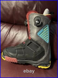 DC Men's Status 2012 Demo Snowboard Boots Maroon Black Aerotech- US Size 10 RARE