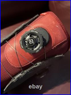 DC Men's Status 2012 Demo Snowboard Boots Maroon Black Aerotech- US Size 10 RARE