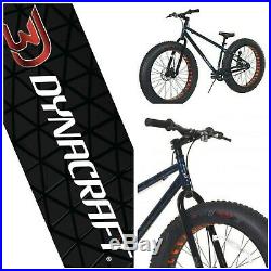 DYNACRAFT BIG FAT TIRE Mountain Bike 26 Wheels All Terrain Beach Snow Black
