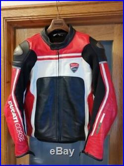 Dianese Ducati C2 leather jacket size 52 in mint condition