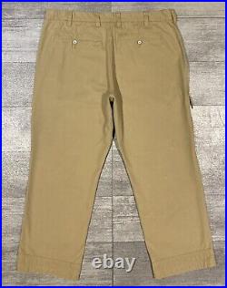 Duluth Trading Co. Zip Cargo Pocket Ballroom Khaki Pants 53715 Mens 40x28 MINT