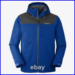 Eddie Bauer Men's All-Mountain Stretch Jacket (True Blue, XL)