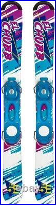 El Chubb Mini Ski Blades Twin Tip, Adjustable, All-Mountain Fun