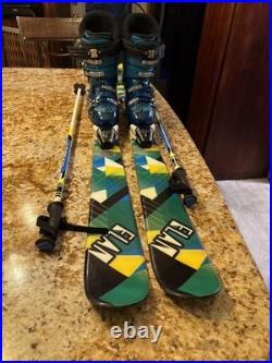 Elan Kicker 145 cm 145 cm skis, Adj. Bindings, K2 Boots, poles Package