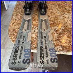 Elan S-Series S08 Alpine Ski, 160 cm with Elan Adj. Bindings & Technica Boots