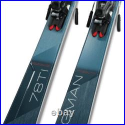 Elan Wingman 78 Ti PS Men's All-Mountain Skis, 168cm with ELS 11.0 GW Shift Bindin