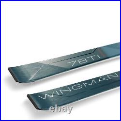 Elan Wingman 78 Ti PS Men's All-Mountain Skis, 168cm with ELS 11.0 GW Shift Bindin