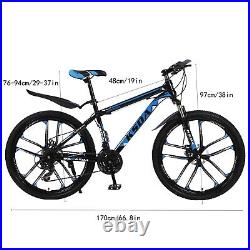Elementary All-Mountain Bike, Shishan 26-inch 21-Speed Men Women MTB Bike