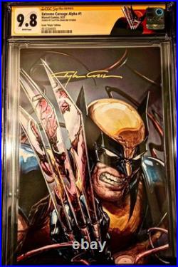 Extreme Carnage Alpha #1 SIGNED BY CLAYTON CRAIN CGC 9.8 VIRGIN VARIANT