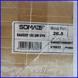 FISCHER Ranger 105 Alpine Freeride Ski Boots Men's 26.5 GripWalk Dyn Fit