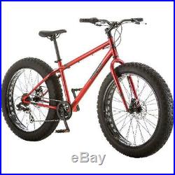 Fat Tire Bike Hitch Men's All-Terrain, 26-Inch Wheels, Mongoose Red