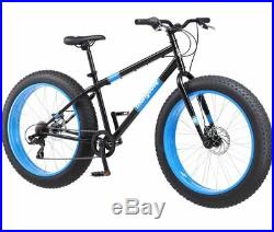 Fat Tire Mountain Bike For Men Adults 26in 7 Speeds Bicycle Riding All Terrain