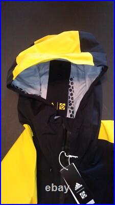 Five Ten All Mountain RAIN Dry Jacket Black / Hazy Yellow Size Large