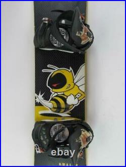 Forum RARE Authentic Devun Walsh XL 159cm Bee Snowboard & Ride Tomcat Bindings