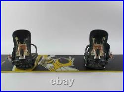 Forum RARE Authentic Devun Walsh XL 159cm Bee Snowboard & Ride Tomcat Bindings