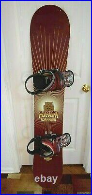 Forum Warrior Snowboard Size 158 CM With Large Bindings