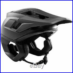 Fox Mtb Dropframe Mens Helmet Black All Sizes