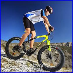 Full Suspension Mountain Bike Fat Tire 26in 21 Speed All Terrain Bicycle MTB Men
