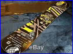 GNU Snowboard 153cm and Swag 1 of only 6 made specifically for the Grenade Games