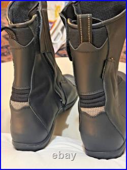 Gaerne Men's Black Leather Motorcycle Boots US Size 13 Italy mint condition