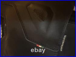 Gaerne Men's Black Leather Motorcycle Boots US Size 13 Italy mint condition