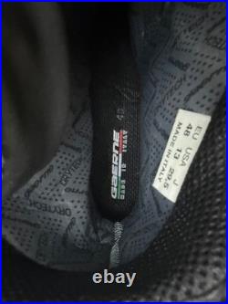 Gaerne Men's Black Leather Motorcycle Boots US Size 13 Italy mint condition