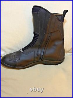 Gaerne Men's Black Leather Motorcycle Boots US Size 13 Italy mint condition