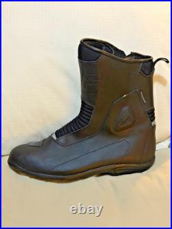 Gaerne Men's Black Leather Motorcycle Boots US Size 13 Italy mint condition