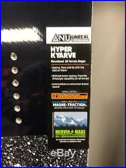 Gnu HyperKyarve 160cm Mens Snowboard All Mountain Freeride Intermediate-Advanced