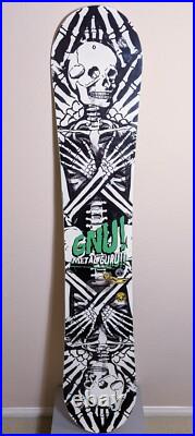Gnu Metal Guru EC2 BTX 152 True Twin All Mountain Freestyle Skeleton