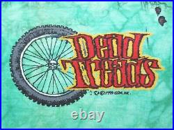 Grateful Dead Shirt T Shirt Vintage 1995 Dead Treads Mountain Bike Biking GDM XL