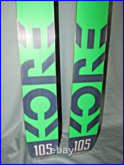 HEAD KORE 105 Superlight all mountain Freeride skis 189cm with Tip & Tail Rocker