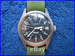 Hamilton Khaki Military 24 Hours Watch Ref 9797 Quartz Mint Condition All Orig