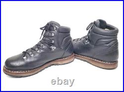 HanWag TASHI Yak Leather Double-Stitch Mountain Hiking Trekking Boots Mens US 11
