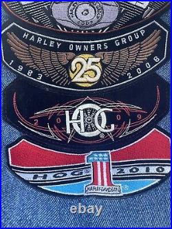 Harley Davidson 105TH Year Anniversary Snap Denim Jean Jacket 2XL 2007 MINT