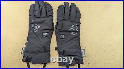 Heat Experience Gloves Size L Heated All Mountain Primaloft Leather Palm Warmer