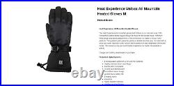 Heat Experience Gloves Size L Heated All Mountain Primaloft Leather Palm Warmer