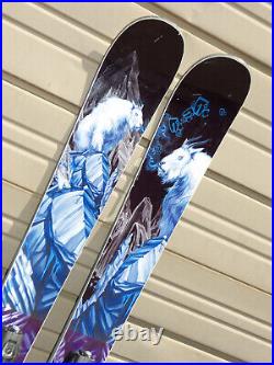 ICELANTIC Nomad SFT All-Mountain SKIS 168cm Rossi Bindings Art by Travis PARR