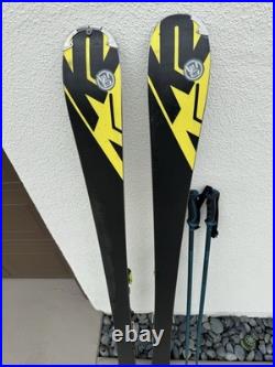 K2 AMP 80XTi 170cm Men's All-Mountain Skis with Marker MXC 12 Bindings