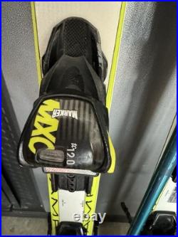 K2 AMP 80XTi 170cm Men's All-Mountain Skis with Marker MXC 12 Bindings