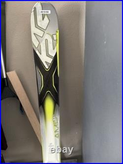 K2 AMP 80XTi 170cm Men's All-Mountain Skis with Marker MXC 12 Bindings