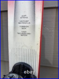 K2 AMP STRIKE Ski's with Fastrak 10 Bindings GREAT CONDITION TUNED ALL SIZES