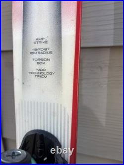 K2 AMP STRIKE Ski's with Fastrak 10 Bindings GREAT CONDITION TUNED ALL SIZES