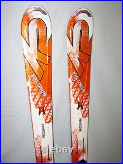 K2 Apache Xplorer All-Mountain skis 177cm with Marker MX 12.0 adjustable bindings