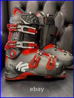 K2 BFC RX All-Mountain Walk Men's Ski Boots Size MP 25.5 Last 103mm Flex 100