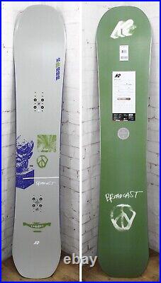 K2 Broadcast Mens Snowboard 156 cm, All Mountain Directional, New 2022