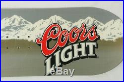 K2 Coors Light All Mountains Gray Man Cave Decor Snowboard Wall Hanger USA