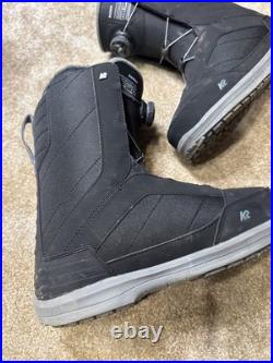 K2 Raider Boa Men's Snowboard Boots 2026 -Black US 8.5 -Intuition Demoed